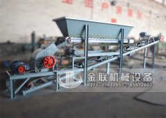 給料破碎輸送一體機發(fā)貨圖片_發(fā)往甘肅平?jīng)鯻破碎煤